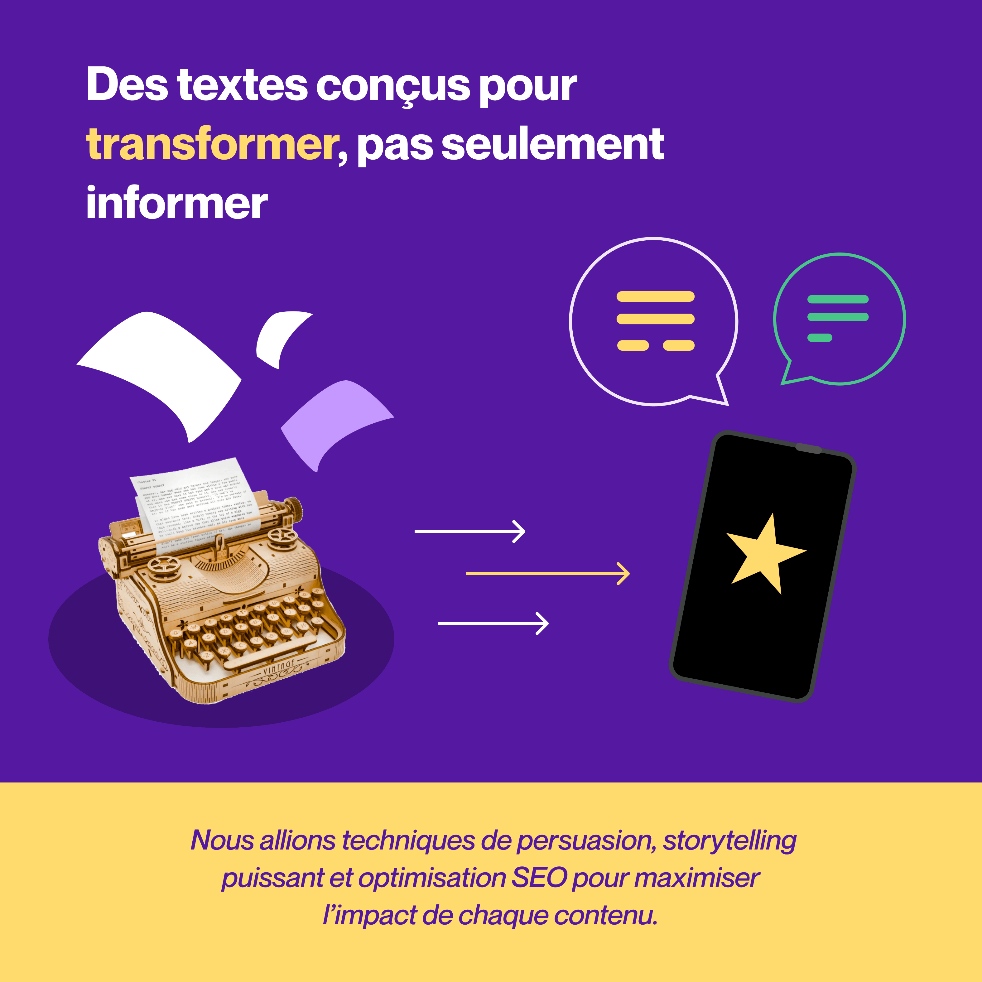 Optimisation des messages de marque avec une agence copywriting