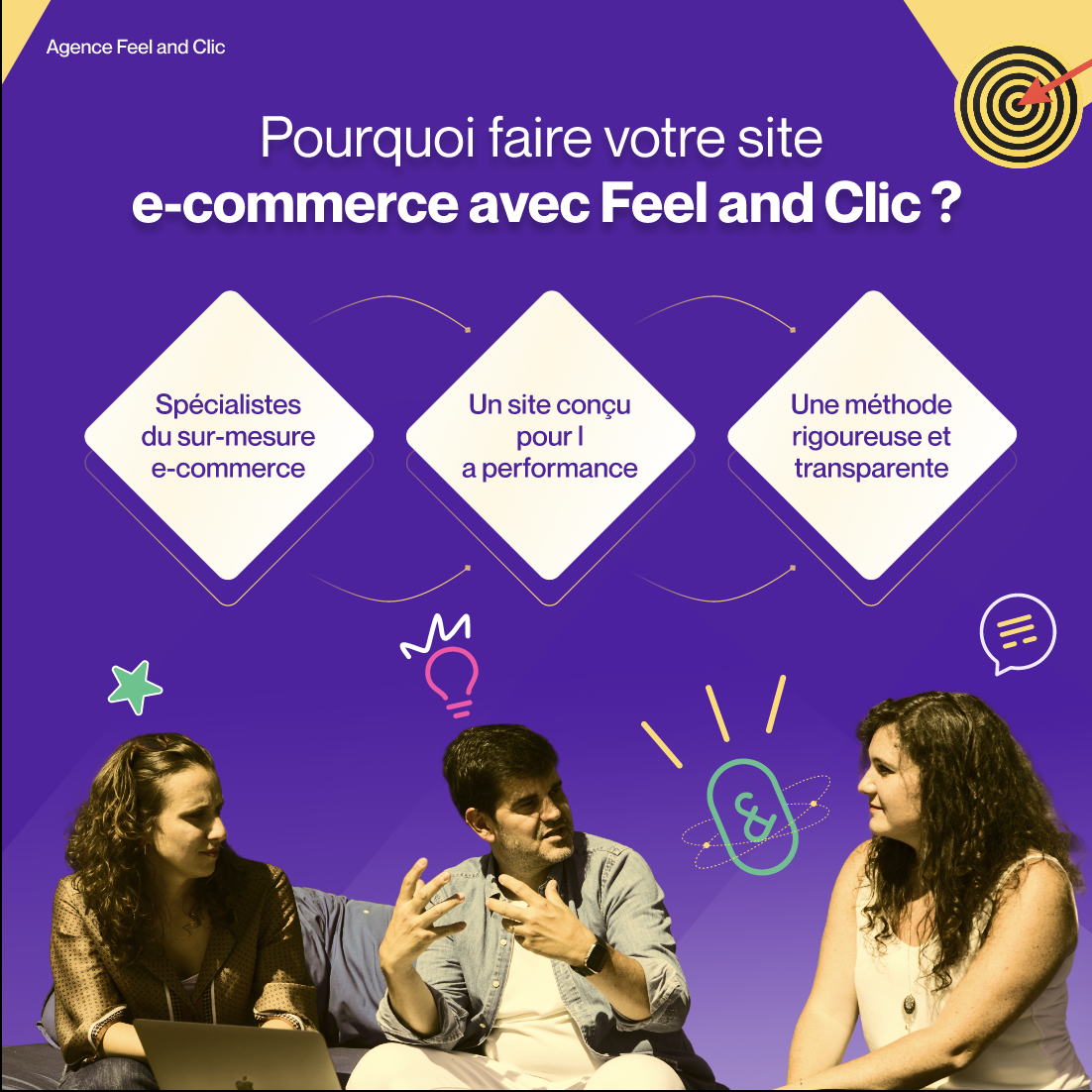 votre site e-commerce avec Feel and Clic Feel and clic agence web spécialisé en site e-commerce performant