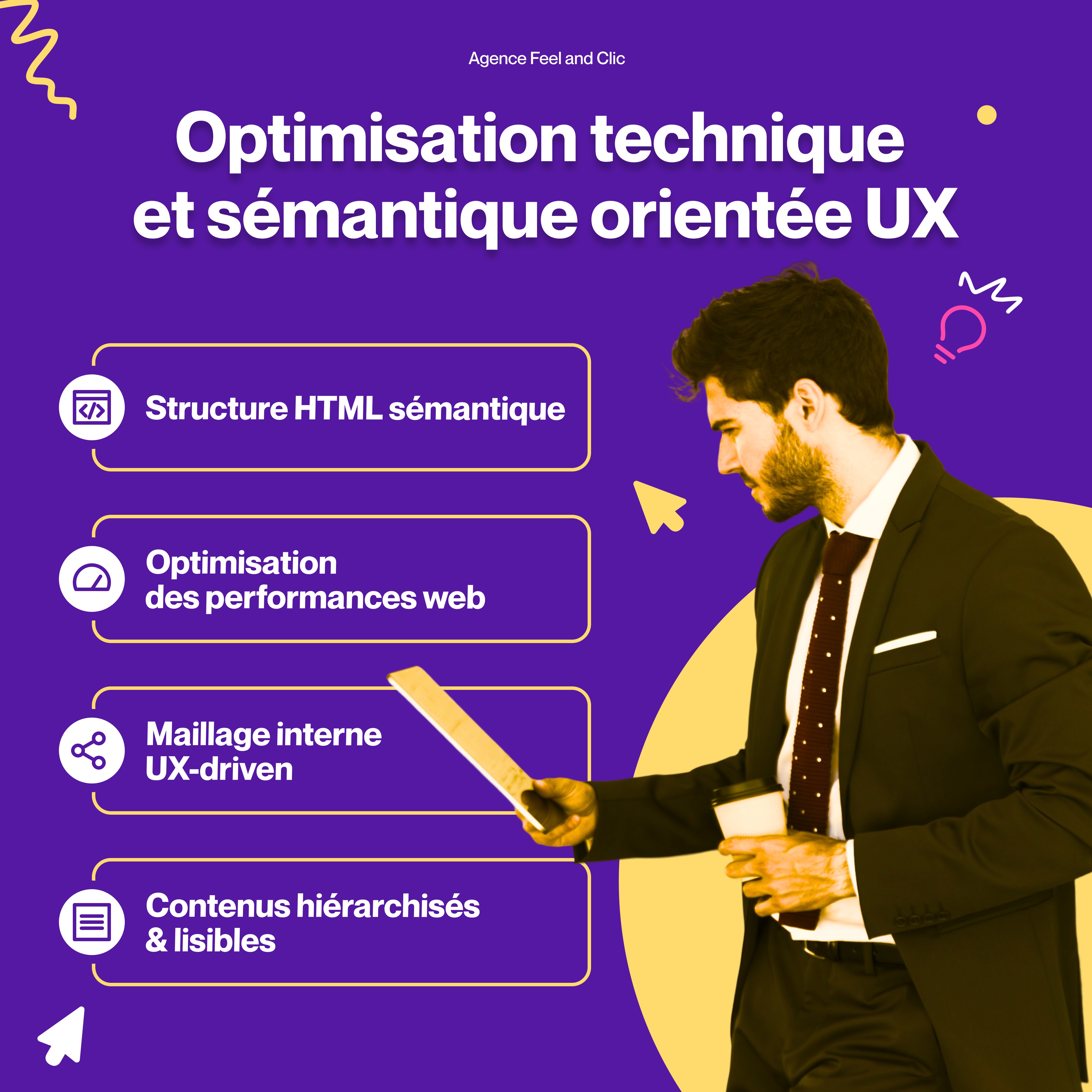 Performance et satisfaction client les piliers de notre agence SXO La performance et la satisfaction de nos clients sont nos priorités absolues. En tant qu'agence SXO, nous nous engageons à fournir des stratégies innovantes qui génèrent des résultats mesurables et qui construisent des relations durables. Votre succès est notre mission