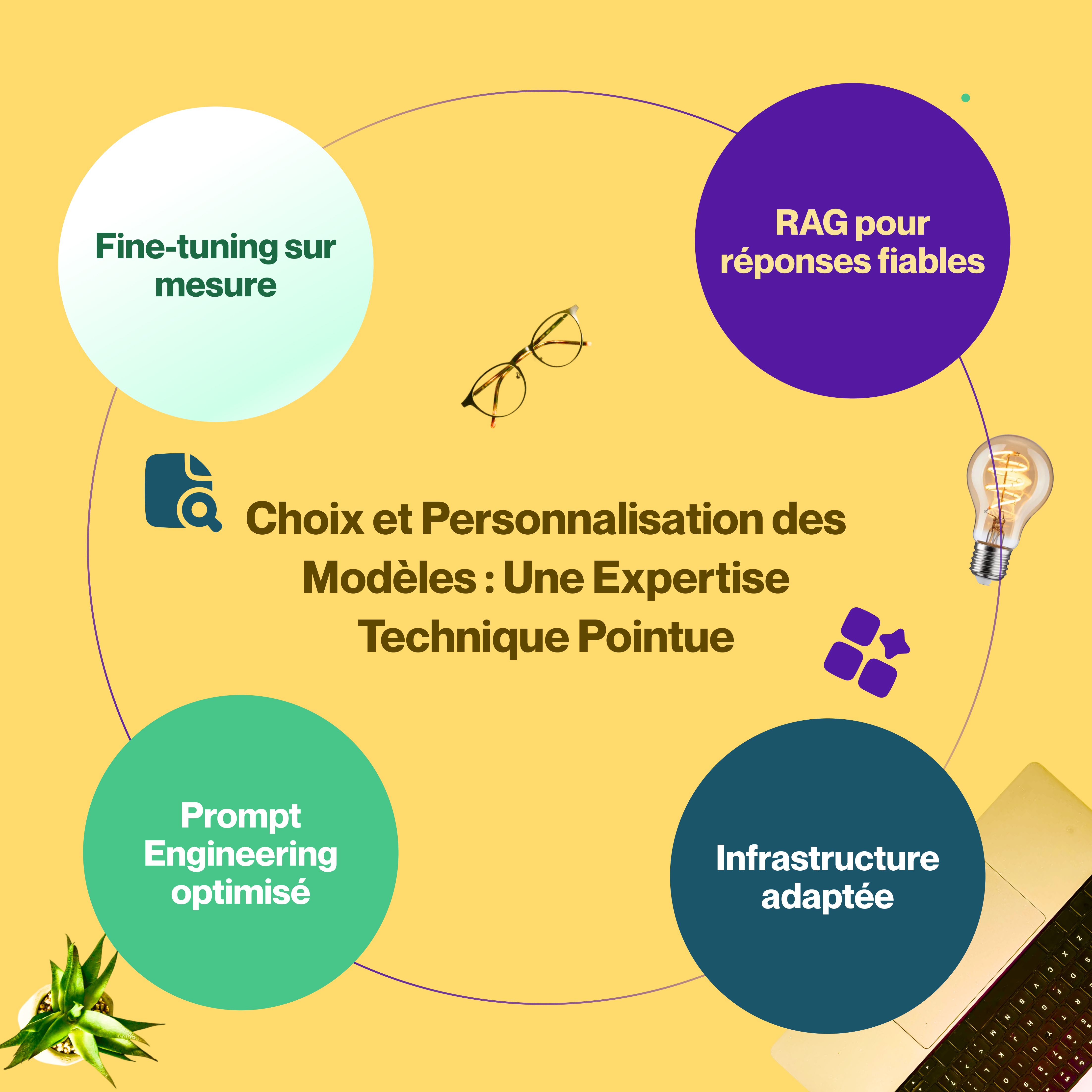 expertise technique pointue pour le choix et la personnalisation des modèles avec Feel and Clic